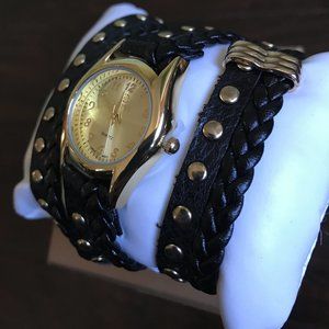 Decree Ladies Braided Wraparound Watch